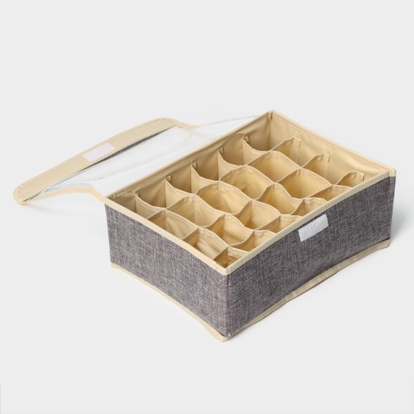 Carry Hamper Box with 21 cavity & 3 perforated lids Jars (14.75x14.75x6 Inch) 2048