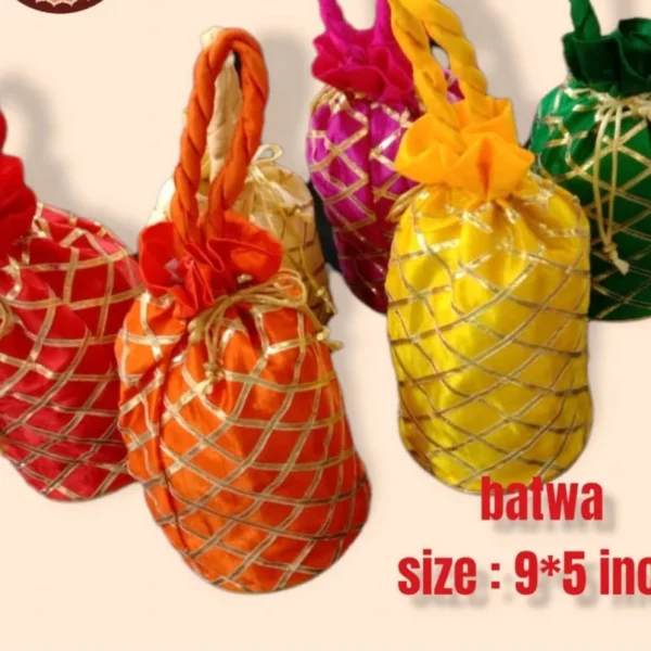 Wedding Gift Gota Patti Potli Bag